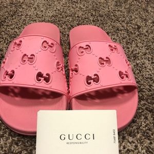 Gucci rubber sandals